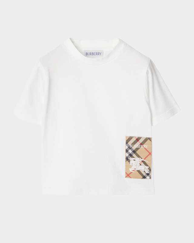 Boy's Cedar EKD Label Short-Sleeve Cotton T-Shirt, Size 6M-2